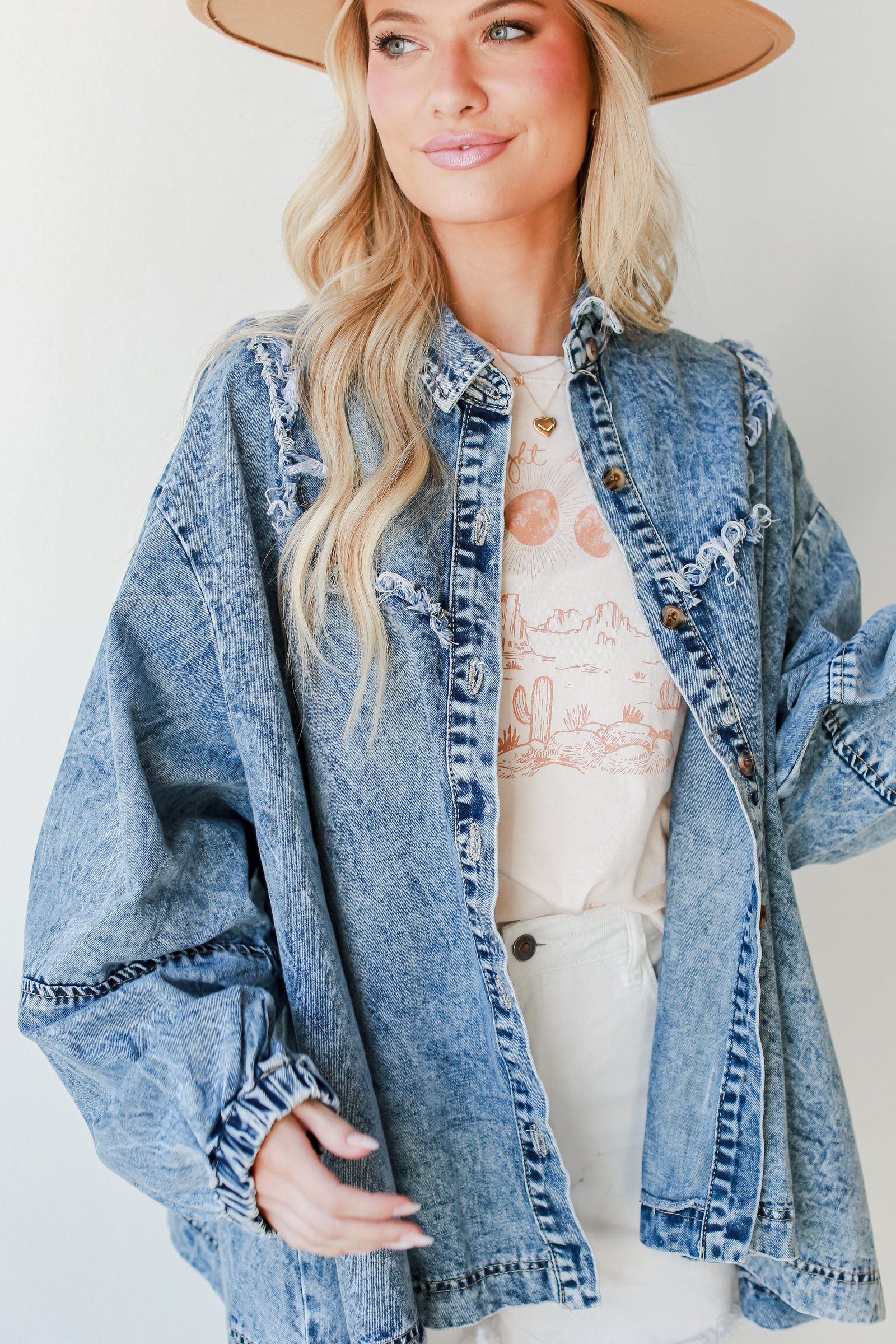 Frayed Denim Jacket from dress up