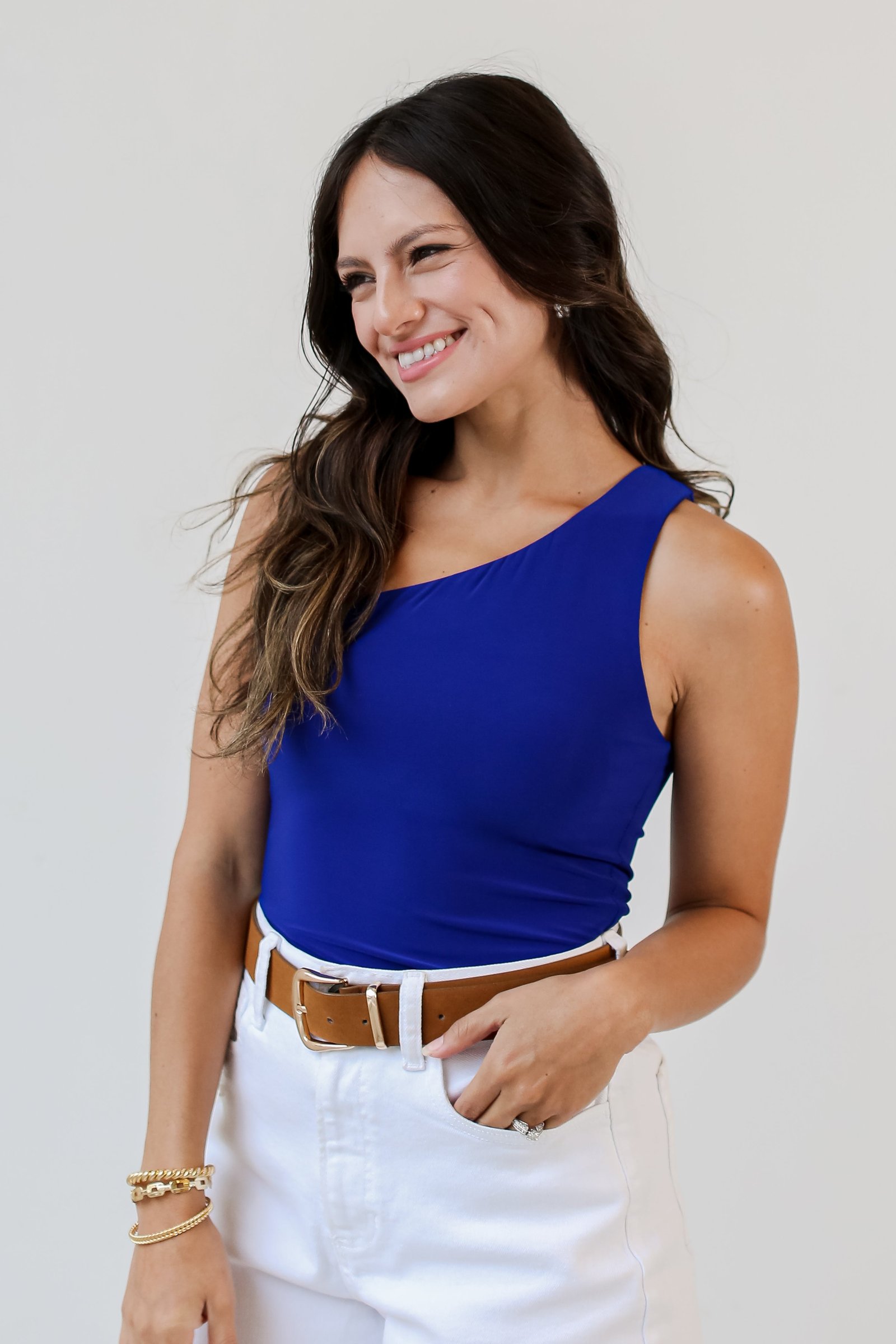 Elevated Everyday One-Shoulder Bodysuit