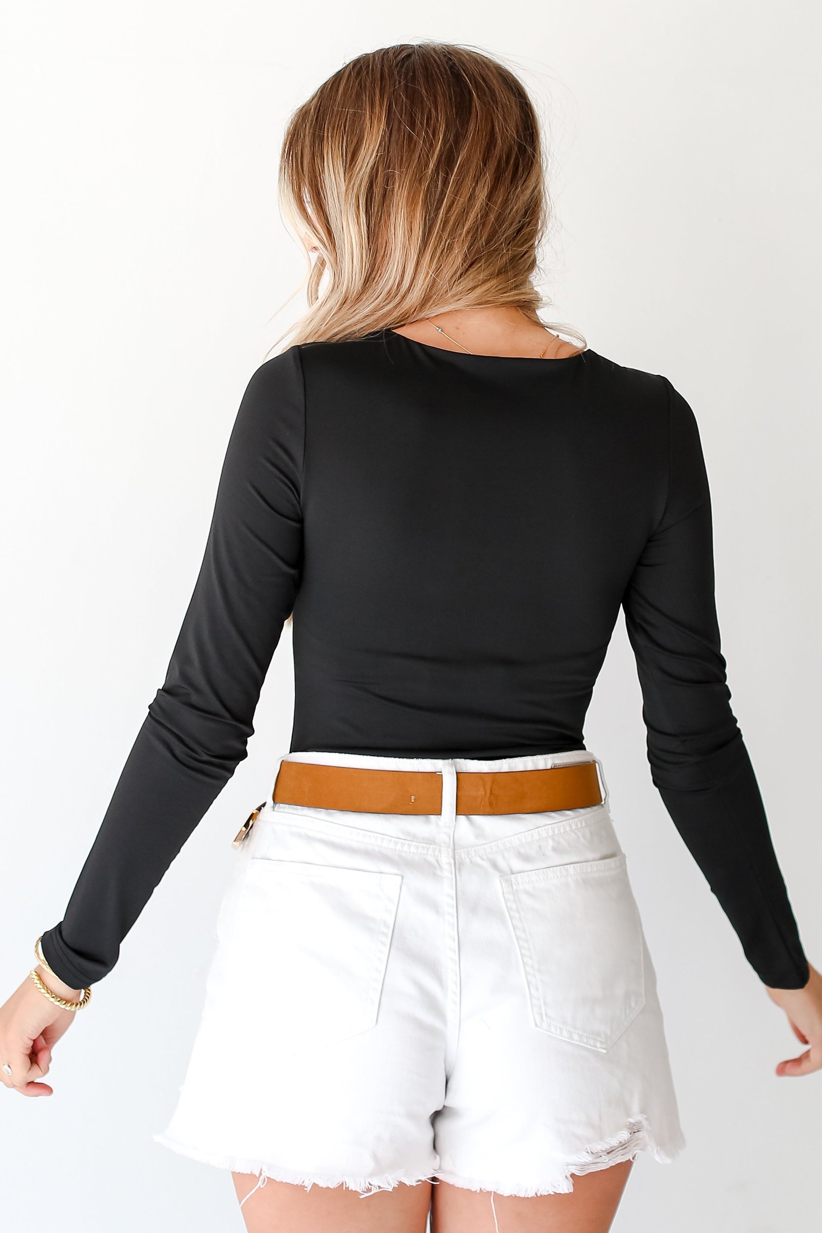 Couldn't Be Better Square Neck Long Sleeve Bodysuit