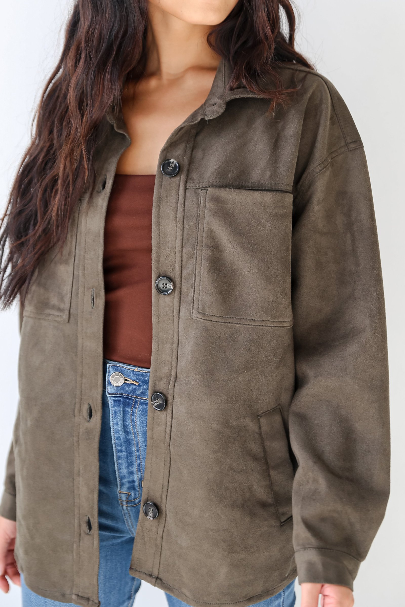 Effortlessly Elevated Suede Shacket