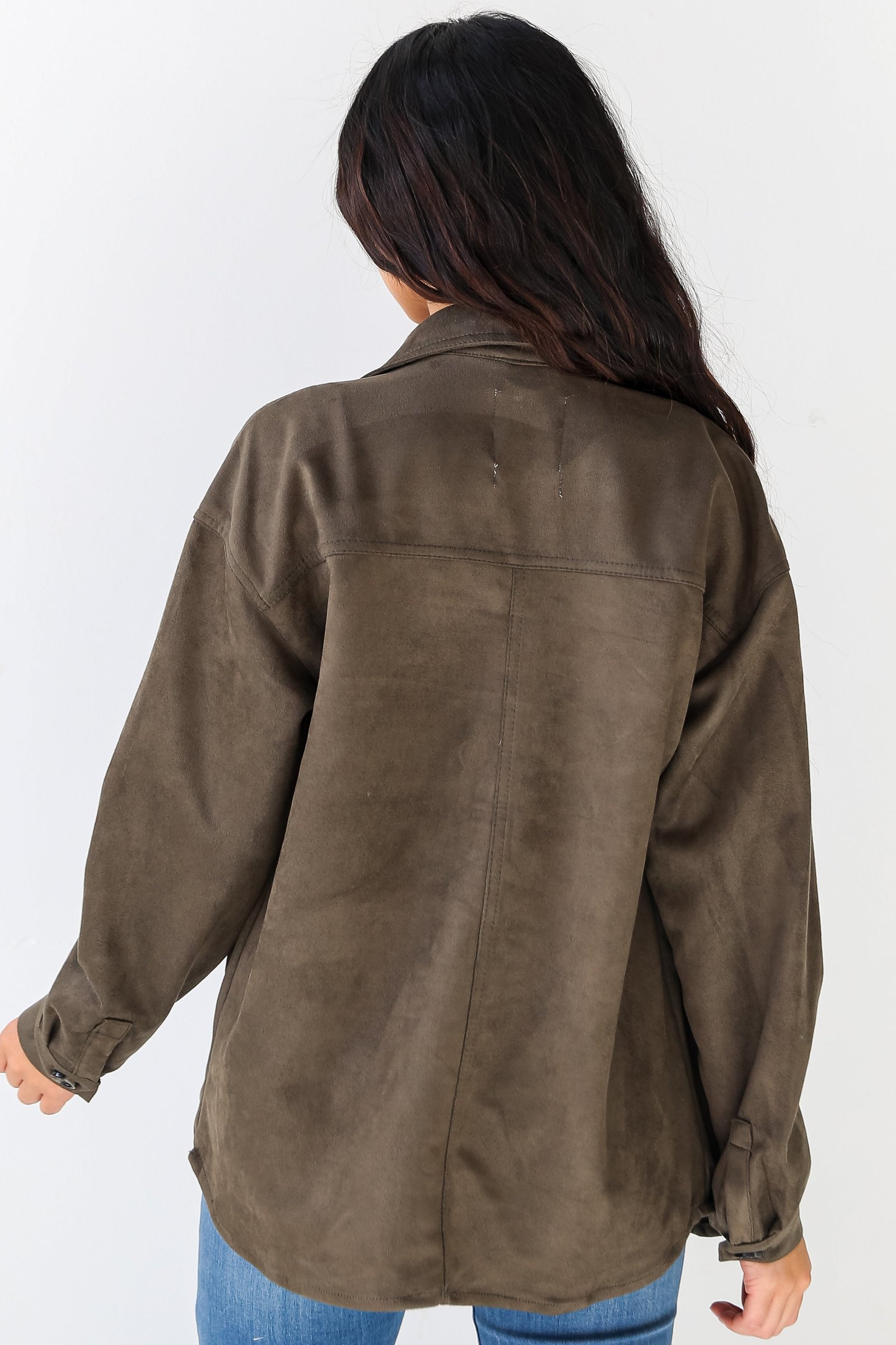 Effortlessly Elevated Suede Shacket