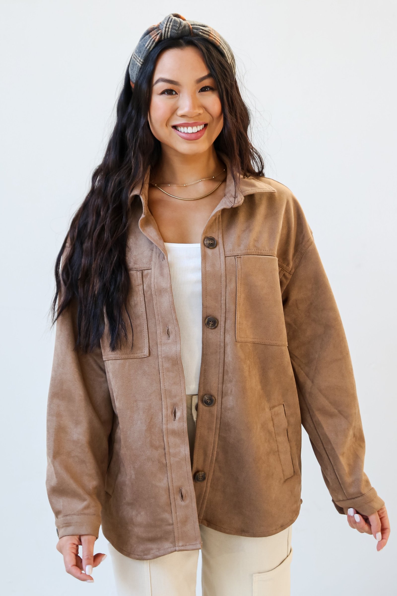 Effortlessly Elevated Suede Shacket